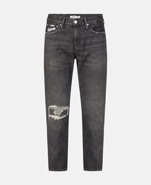 Разрушенные джинсы Tommy Jeans, антрацит