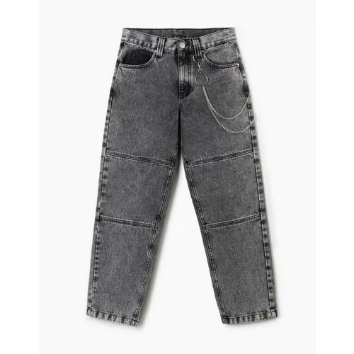 Джинсы  Gloria Jeans, размер 8-10л/134-140, серый