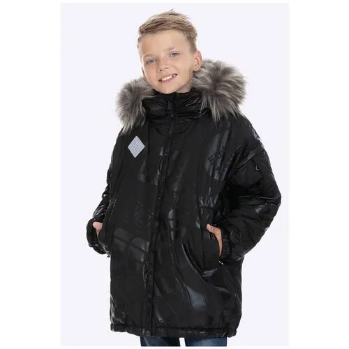 Куртка Шалуны, размер 38, 152, черный