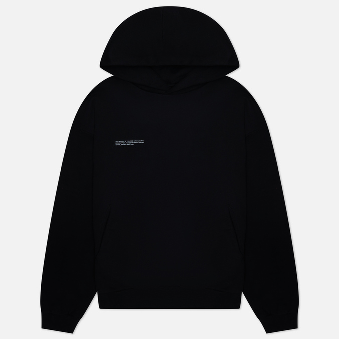 Мужская толстовка PANGAIA 365 Basic Hoodie чёрный, Размер XXL