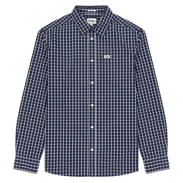 Рубашка Wrangler 1 Pocket Regular Fit, синий