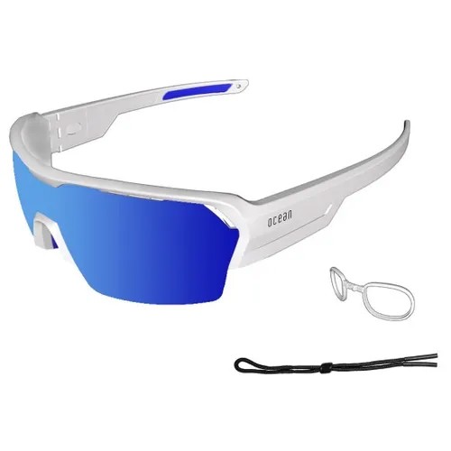 Солнцезащитные очки OCEAN OCEAN Race Matt White / Revo Blue Polarized lenses, белый