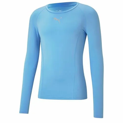 Лонгслив PUMA, размер XXL, голубой