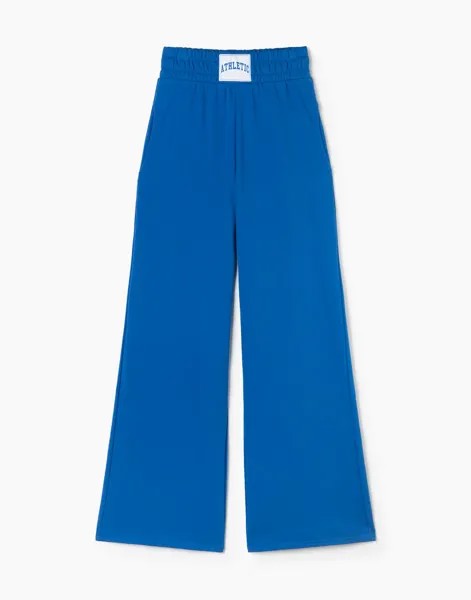 Спортивные брюки женские Gloria Jeans GAC020414 синие S/164