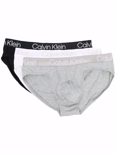 Calvin Klein Underwear комплект из трех трусов-брифов с логотипом