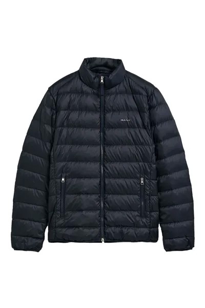 Легкая зимняя куртка с карманами на молнии Gant, синий
