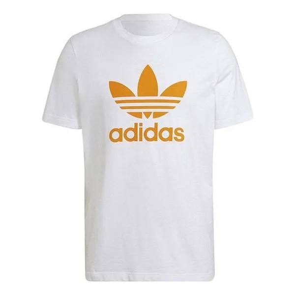 Футболка adidas originals Adicolor Classics Trefoil T-Shirt 'White', белый