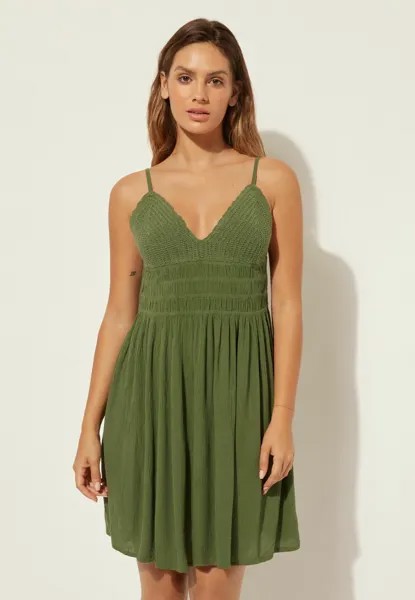 Дневное платье Calzedonia, цвет Grun C Green Army