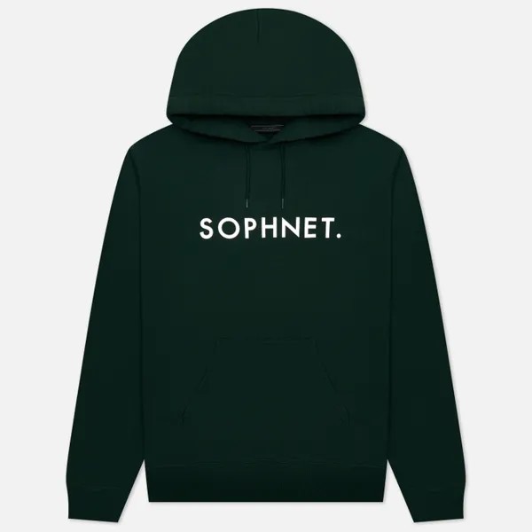 Мужская толстовка SOPHNET. Logo Hoodie зелёный, Размер XL