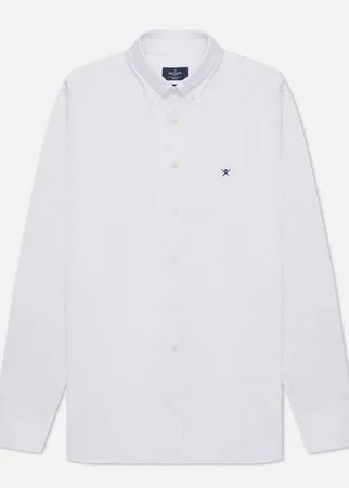Мужская рубашка Hackett Continuity Washed Oxford, цвет белый, размер L