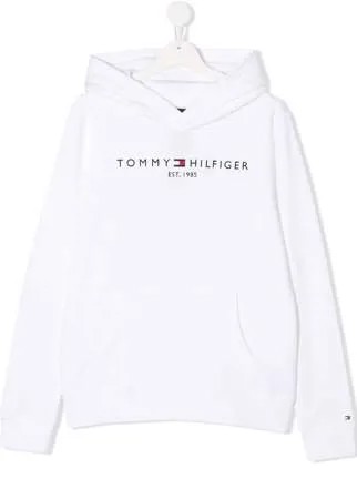 Tommy Hilfiger Junior худи с вышитым логотипом