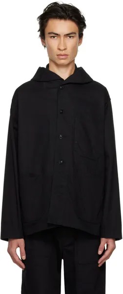 Черная куртка с отложным воротником Engineered Garments