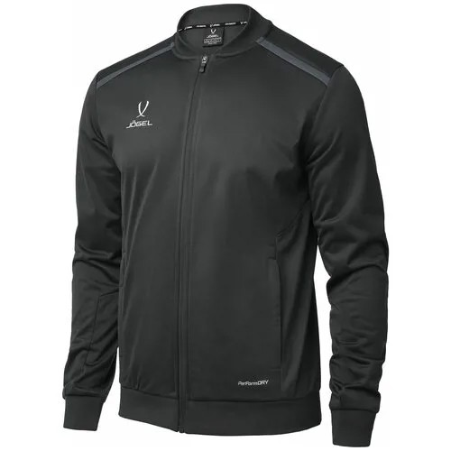 Олимпийка Jögel DIVISION PerFormDRY Pre-match Knit Jacket JD1ZL0121.99, черный, р-р XXL