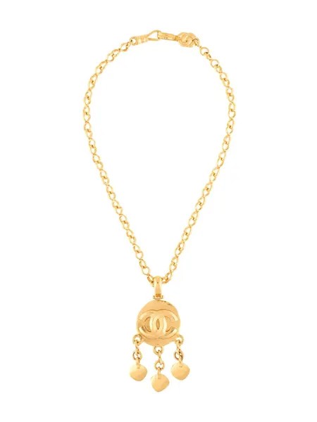 Chanel Pre-Owned колье 1995-го года с подвеской CC