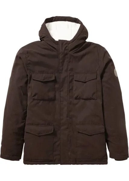 Куртка удобного кроя John Baner Jeanswear, коричневый