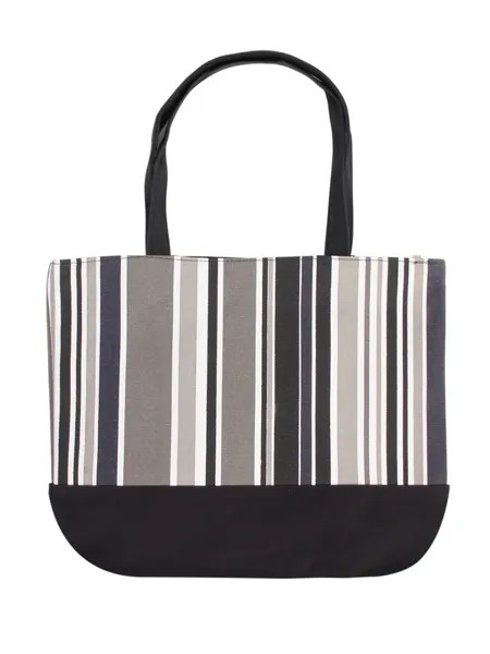 Пляжная сумка женская Pretty Mania ZW732, черный/темно-синий