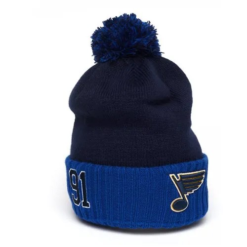 Шапка ATRIBUTIKA & CLUB Saint Louis Blues №91 59262(55-58 / сине-голубая/55-58)