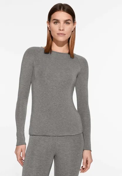 Рубашка с длинным рукавом WARM OYSHO, цвет light grey