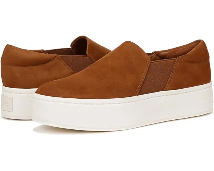 Кроссовки Vince Warren, цвет Sequoia Brown Nubuck Leather
