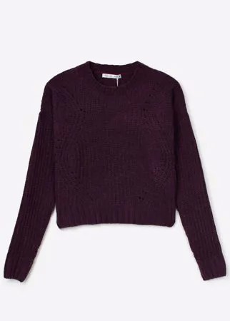 Фиолетовый велюровый джемпер для девочки Gloria Jeans