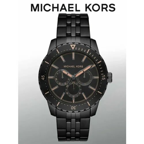 Наручные часы MICHAEL KORS, черный, серый