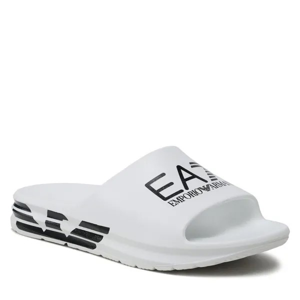 Шлепанцы EA7 Emporio Armani, белый