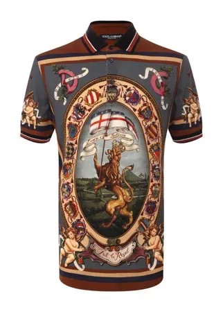 Хлопковое поло Dolce & Gabbana