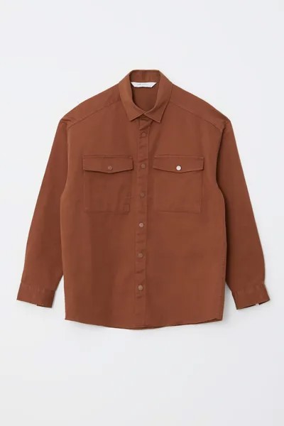 Джинсовая куртка с карманами Lc Waikiki, коричневый