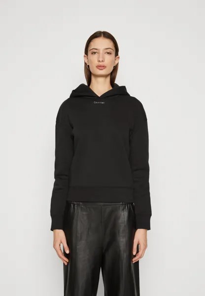 Толстовка METALLIC MICRO LOGO HOODIE Calvin Klein, черный