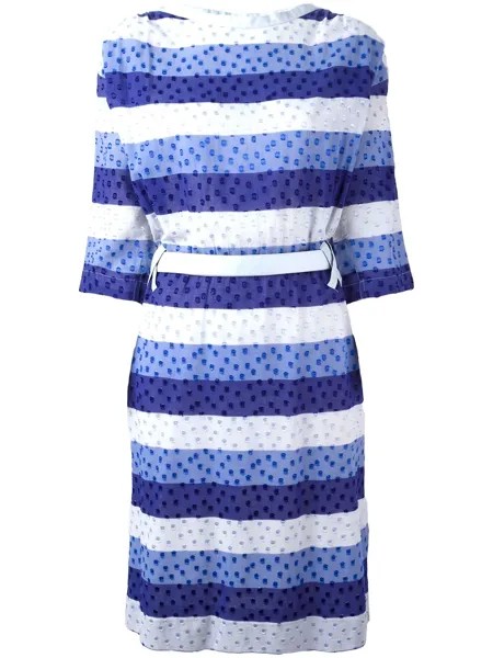 Courrèges Pre-Owned полосатое платье