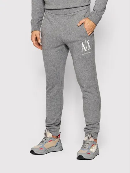 Спортивные брюки стандартного кроя Armani Exchange, серый