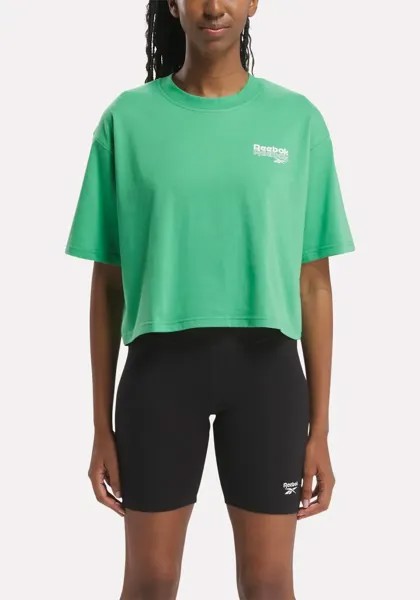 Футболка Reebok, цвет Spogre