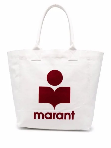 Isabel Marant Yenky logo-print tote bag