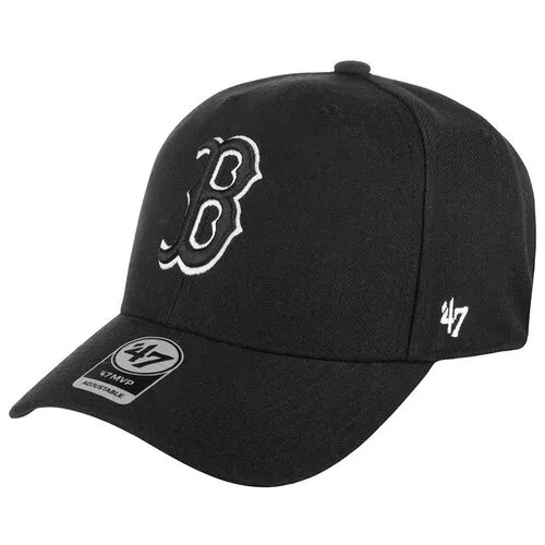 Бейсболка 47 BRAND арт. B-MVPSP02WBP Boston Red Sox MLB (черный / белый), размер: UNI