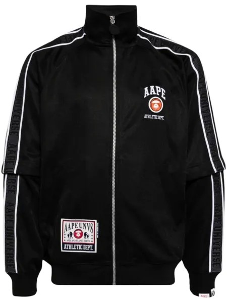 Спортивная куртка со съемными рукавами AAPE BY *A BATHING APE, черный