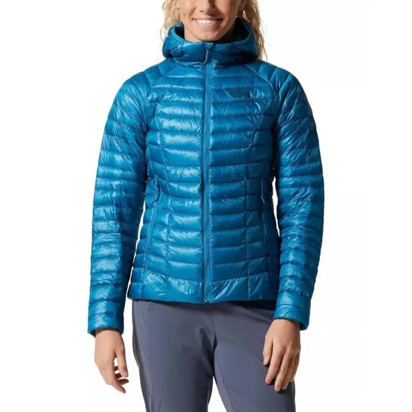 Пуховик Ghost Whisperer/2 Hoody женский - синий MOUNTAIN HARDWEAR, цвет blau