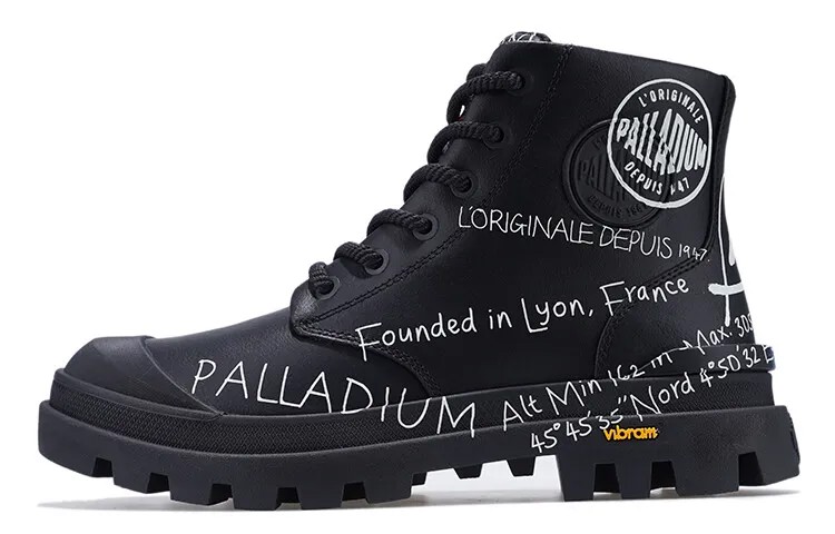 Ботинки Pampa Martin женские белые/черные Palladium