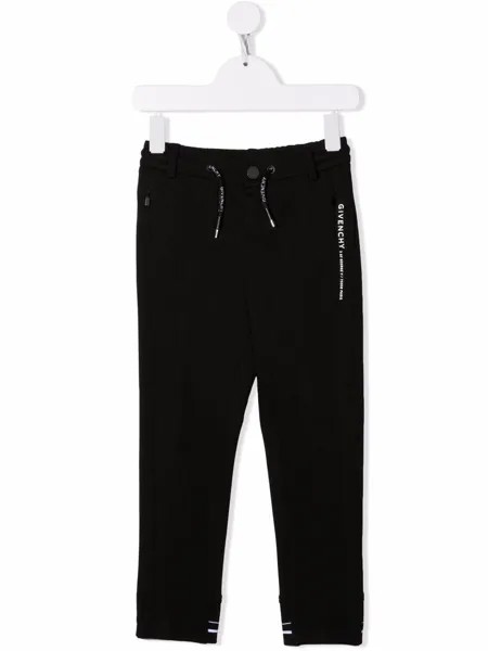 Givenchy Kids спортивные брюки строгого кроя