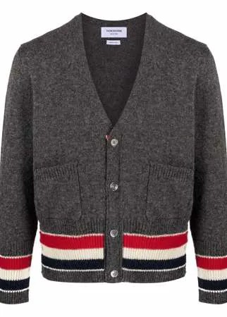 Thom Browne кардиган с отделкой в полоску