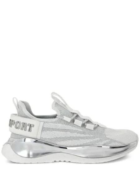 Plein Sport кроссовки The Iron Tiger Gen.X.02, серебристый