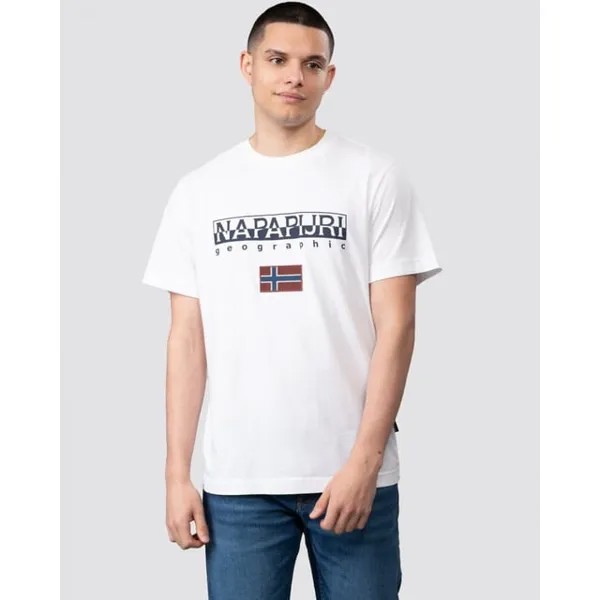 Футболка с коротким рукавом с аясом Napapijri, белый