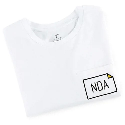 Футболка «NDA» Яндекс женская (размер XL), белый