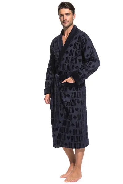 Домашний халат мужской Peche Monnaie Black Jack синий 2XL
