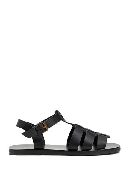 Мужские кожаные сандалии Ancient Greek Sandals, черный
