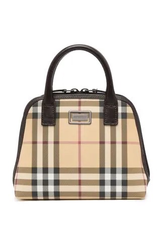Burberry Pre-Owned мини-сумка в клетку Vintage Check