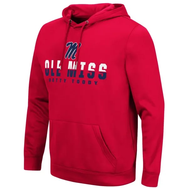 Мужской красный пуловер с капюшоном Ole Miss Rebels Lantern Colosseum
