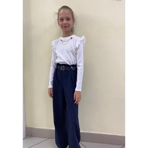 Брюки  TREND, карманы, размер 40, синий