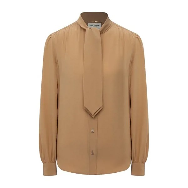 Шелковая блузка Saint Laurent