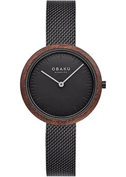 Fashion наручные  женские часы Obaku V245LXBBMB. Коллекция Trae