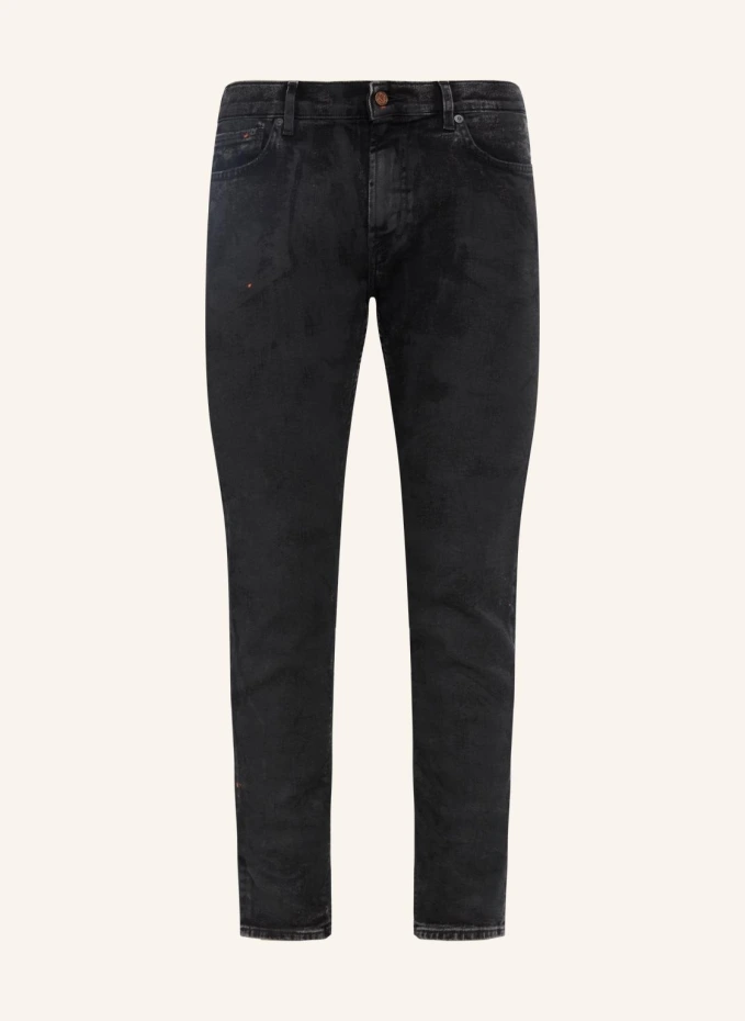 Джинсы скинни paxtyn 7 For All Mankind, черный